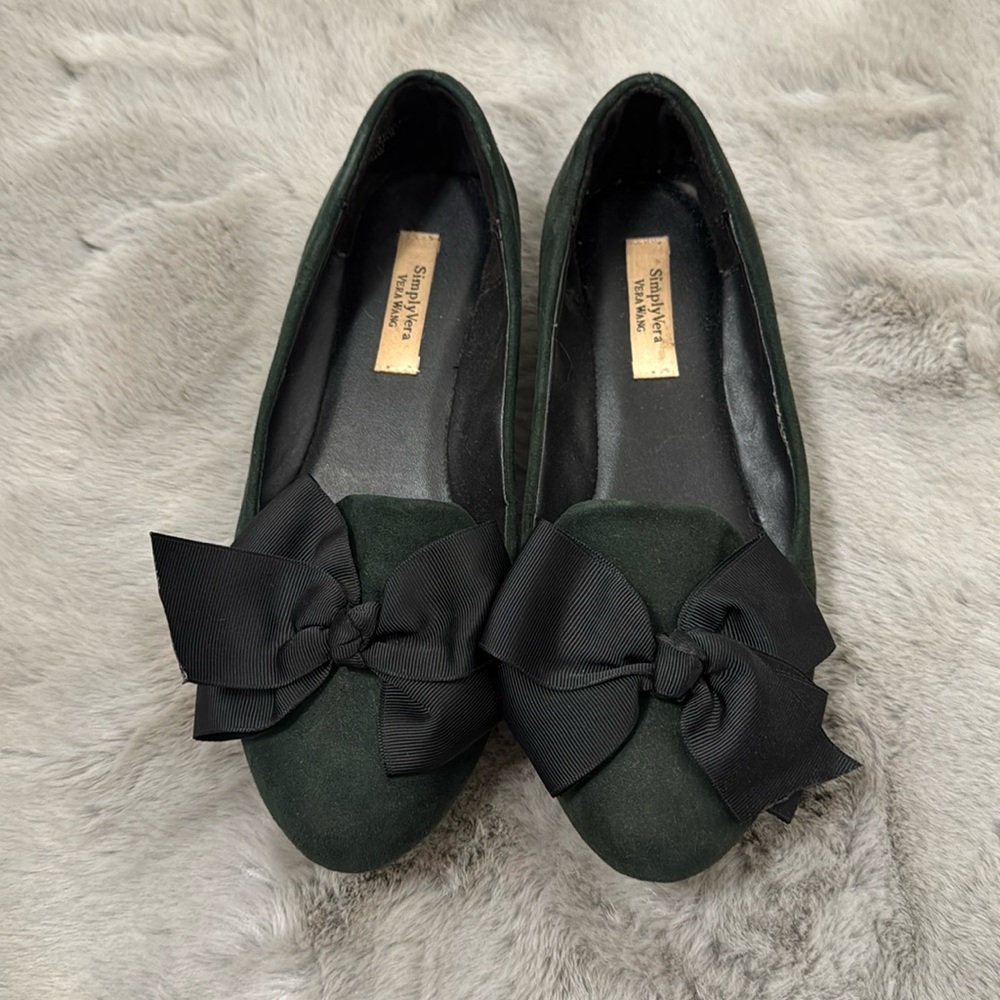 Vera Wang bow flats